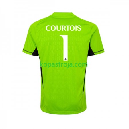 Billiga Fotbollströjor Real Madrid Thibaut Courtois 1 Målvakt Hemma tröja 2023/24 Kortärmad